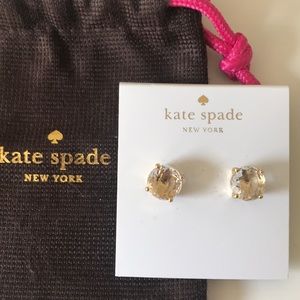 Brand New Kate Spade Gold Stud Earrings
